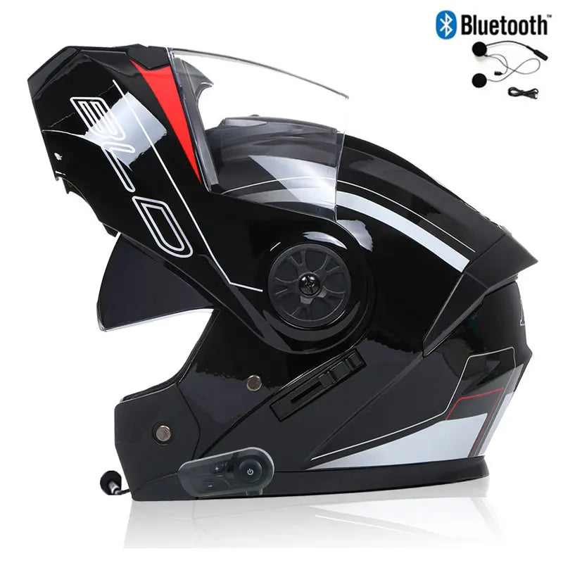 BLD Bluetooth-Ready Flip-Up Helmet