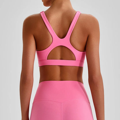 Back Hollow Out Fitness Bra