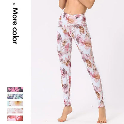 Cloud Hide Floral Push-Up Leggings