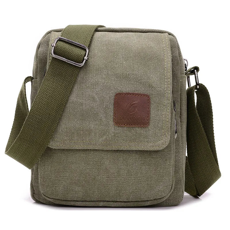 Canvas Military Messenger Bag