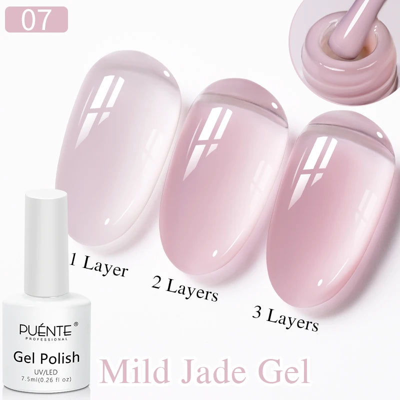 PUENTE Glitter Poly Nail Gel