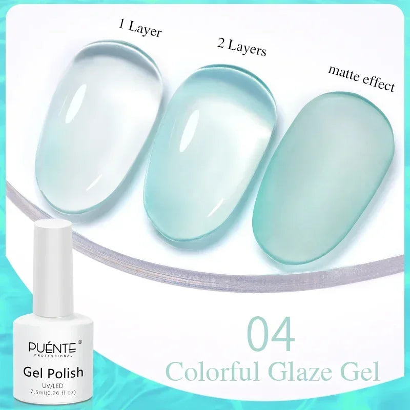 PUENTE Glitter Poly Nail Gel