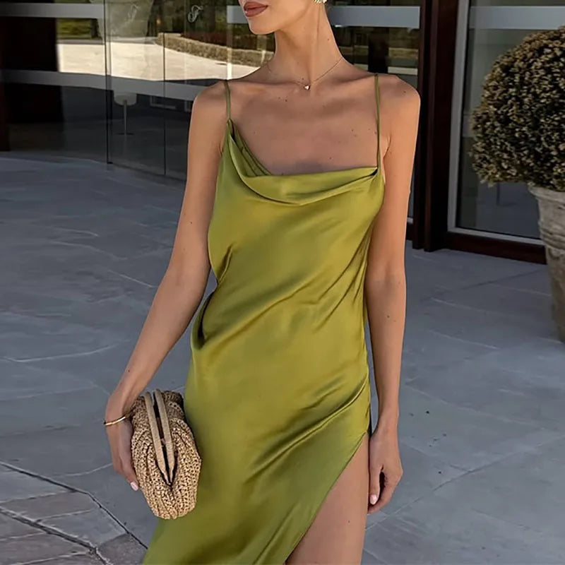 Elegant Spaghetti Dress