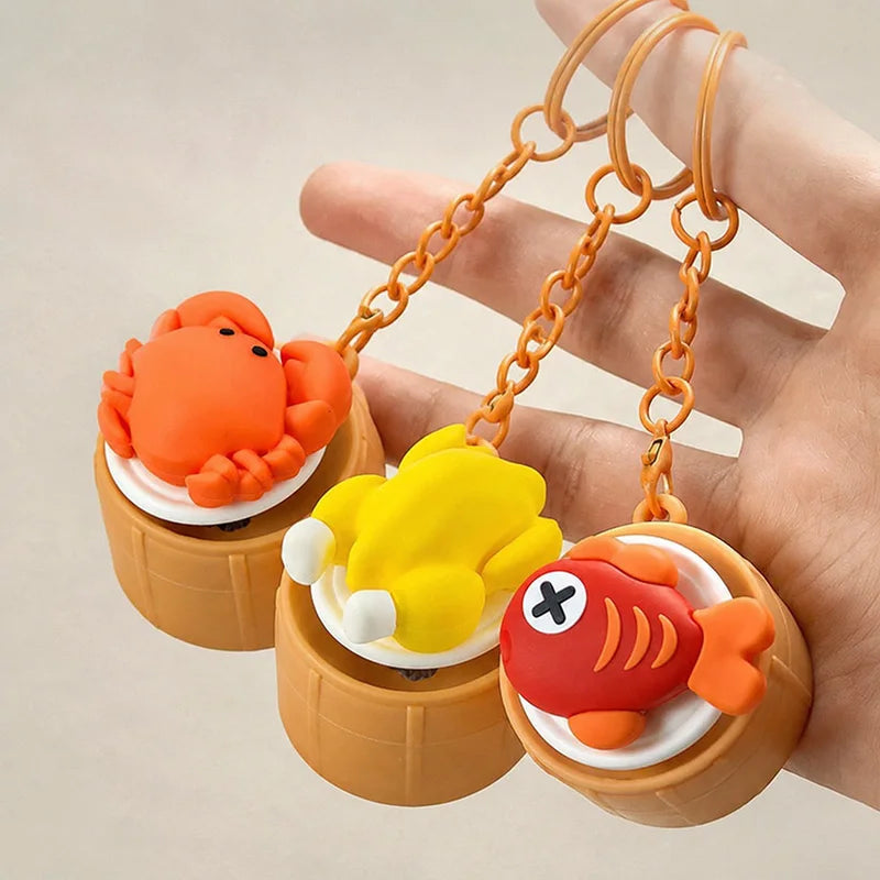 Key Cap Clicker Keychain Party