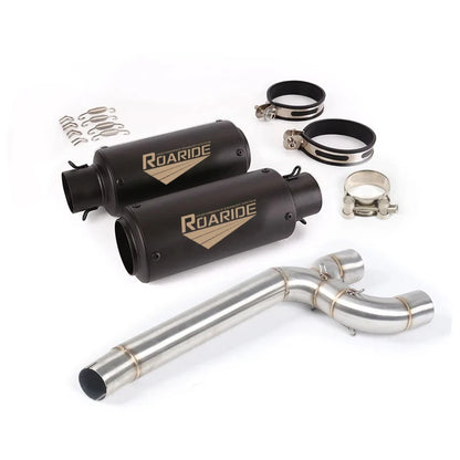 Yamaha FZ6/FZ6N/FZ6S 51mm Exhaust Middle Pipe Pair