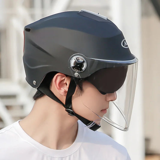 Unisex Half Face Motorcycle Helmet
