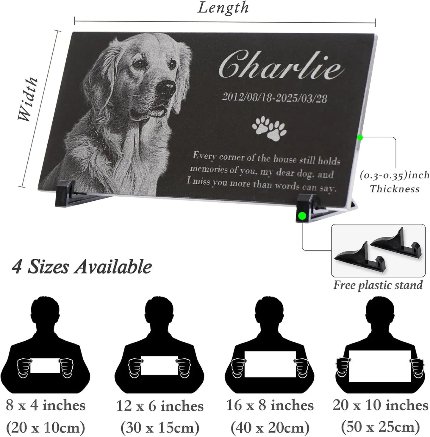 Personalized Pet Memorial Stone