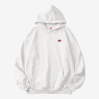 Plush Embroidered Hooded Sweatshirt