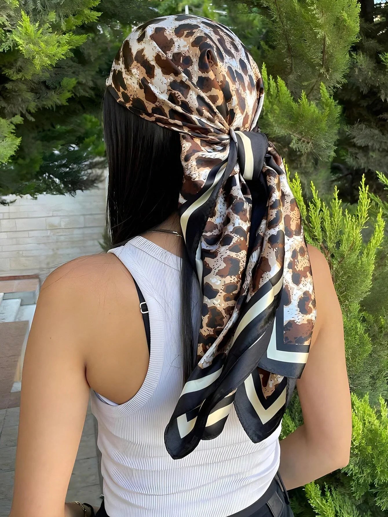 Scarf 70 70Cm Silk Square