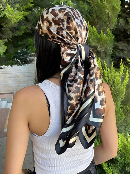 Scarf 70 70Cm Silk Square