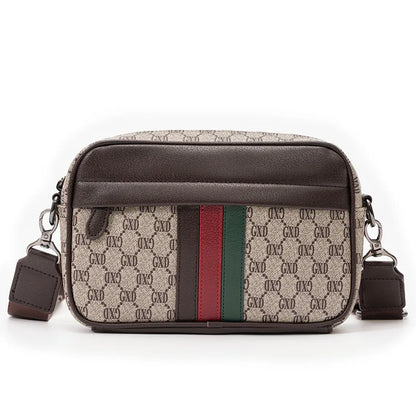 Two-Compartment PU Sling Bag