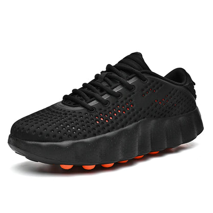 Thick-Sole Breathable Casual Sneakers