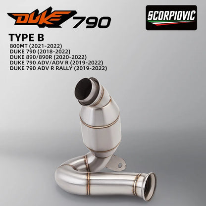 KTM Duke 790/890 Exhaust Mid-Link Pipe