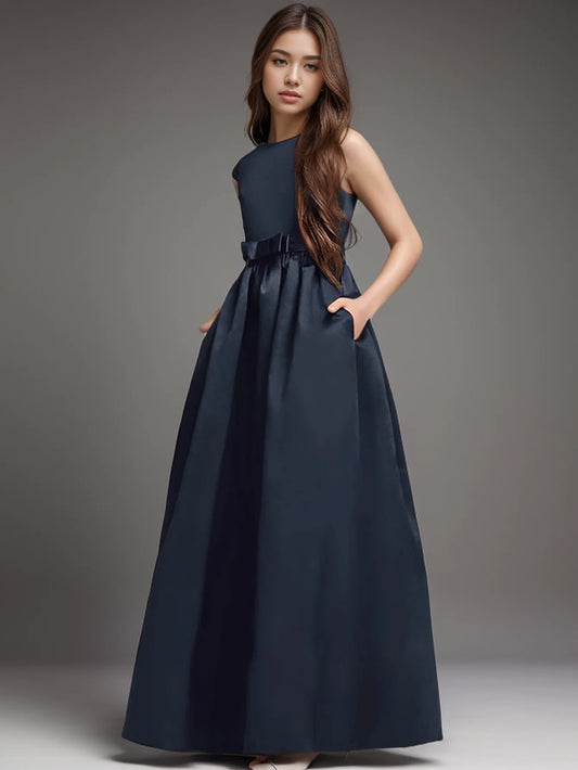 A-Line Wedding Flower Girl Dress