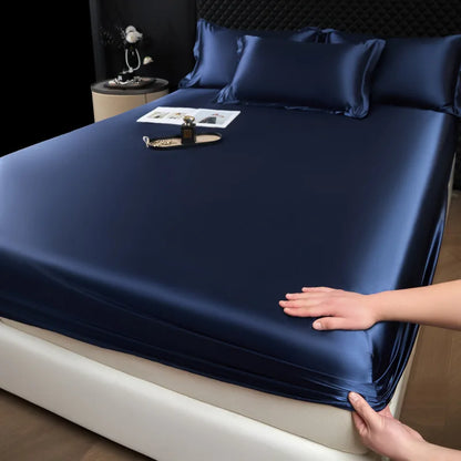 3-Piece Luxury Mulberry Silk Bed Sheet Set