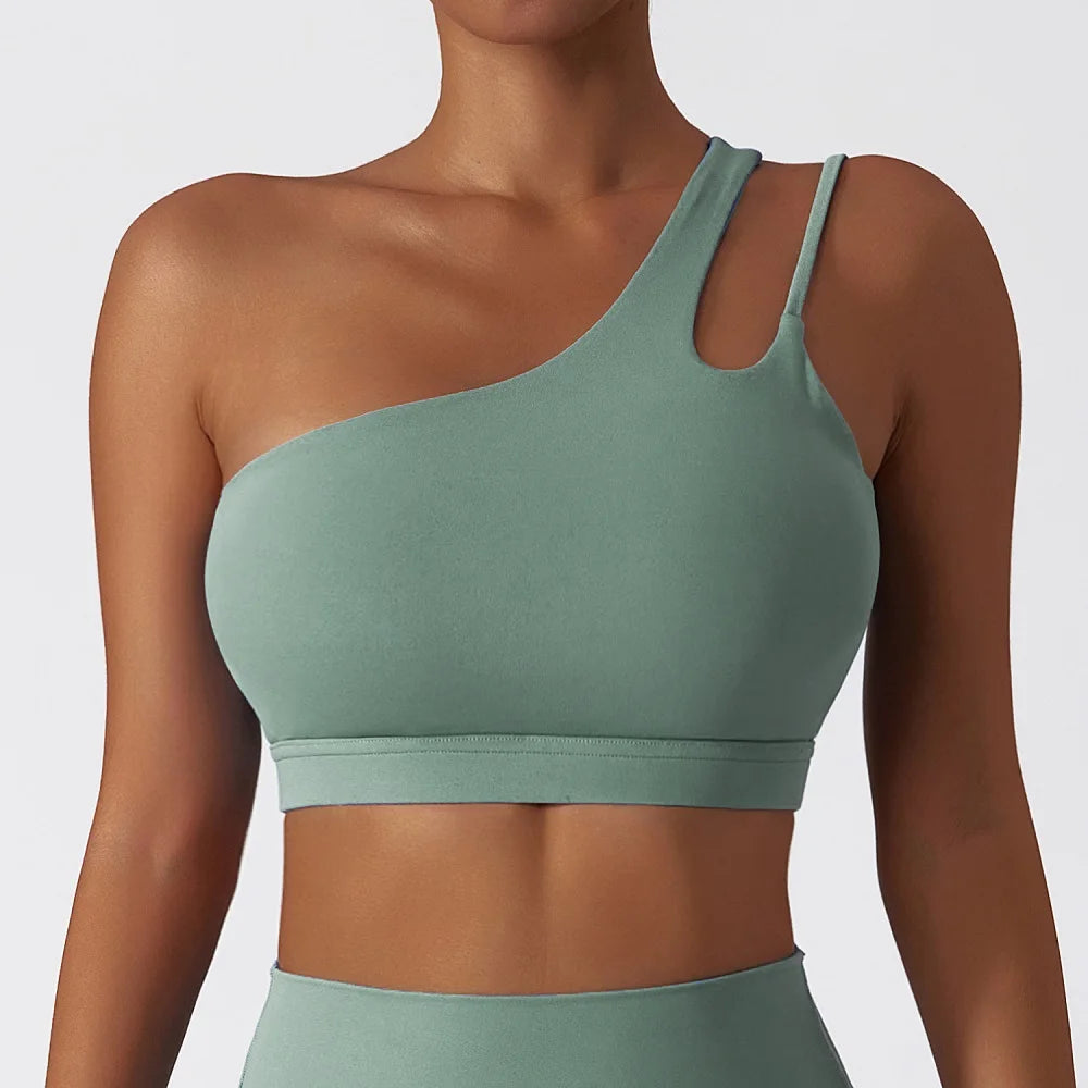 Cloud Hide One-Shoulder Bra
