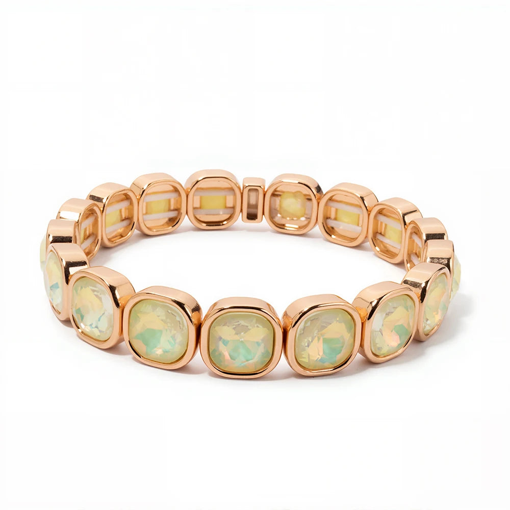 Colorful Rhinestone Beaded Bracelet