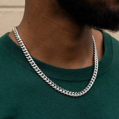 Metal Round Stainless Cuban Chain Party