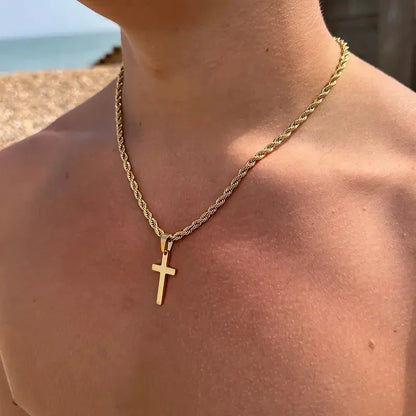 Metal Cross Stainless Pendant Party