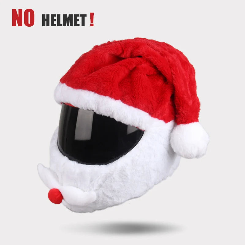 Plush Cartoon Full-Face Helmet Cover