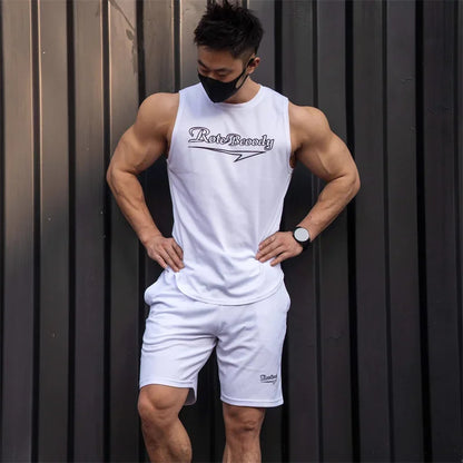 Quick-Dry Running Vest Shorts Set