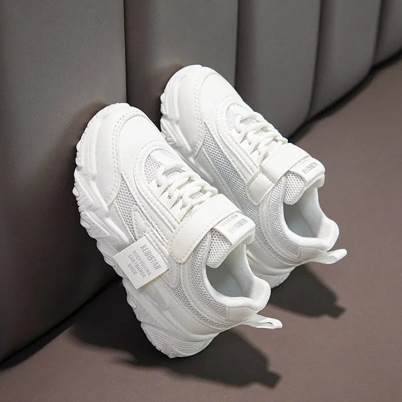 Hook-and-Loop Mesh Sneakers