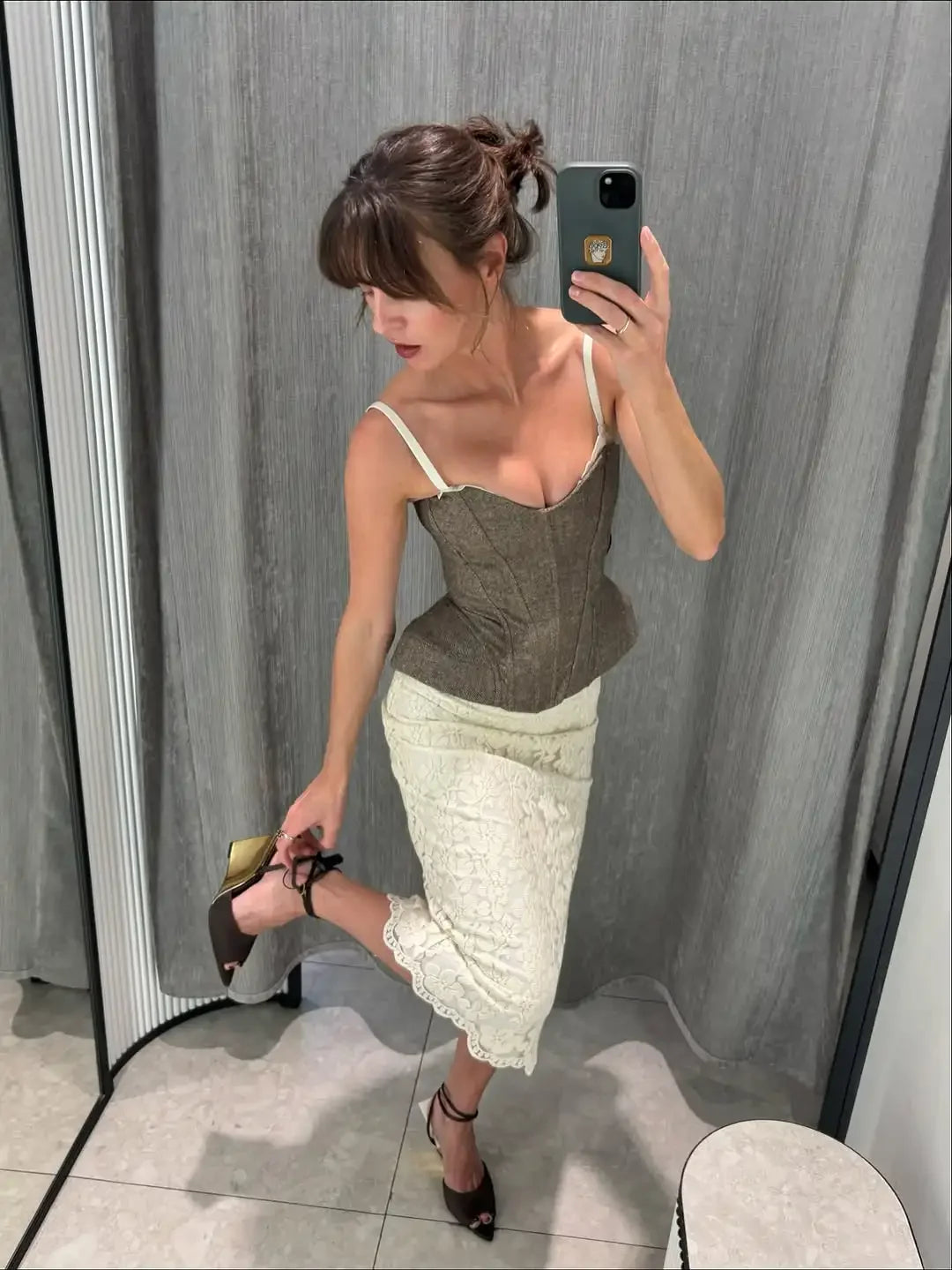 Lace Sling Top