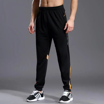 Sport Running Zipper Pockets Training Trouser