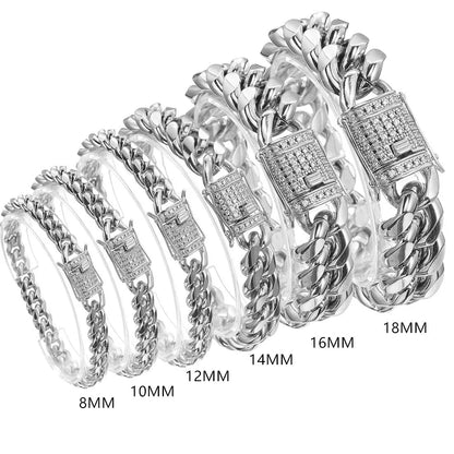 Gold Stainless Steel Chain Bracelet