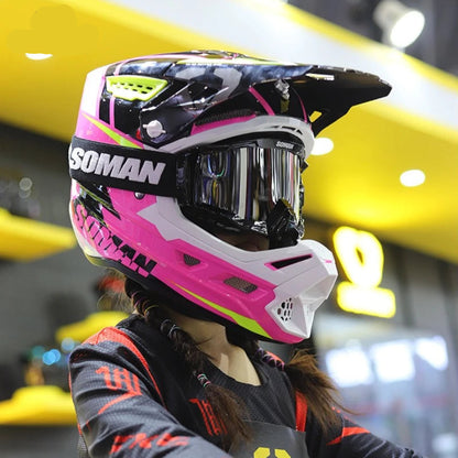 Soman Full-Face ATV Rally Helmet