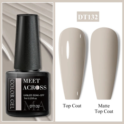 MEET ACROSS Matte Gel Polish