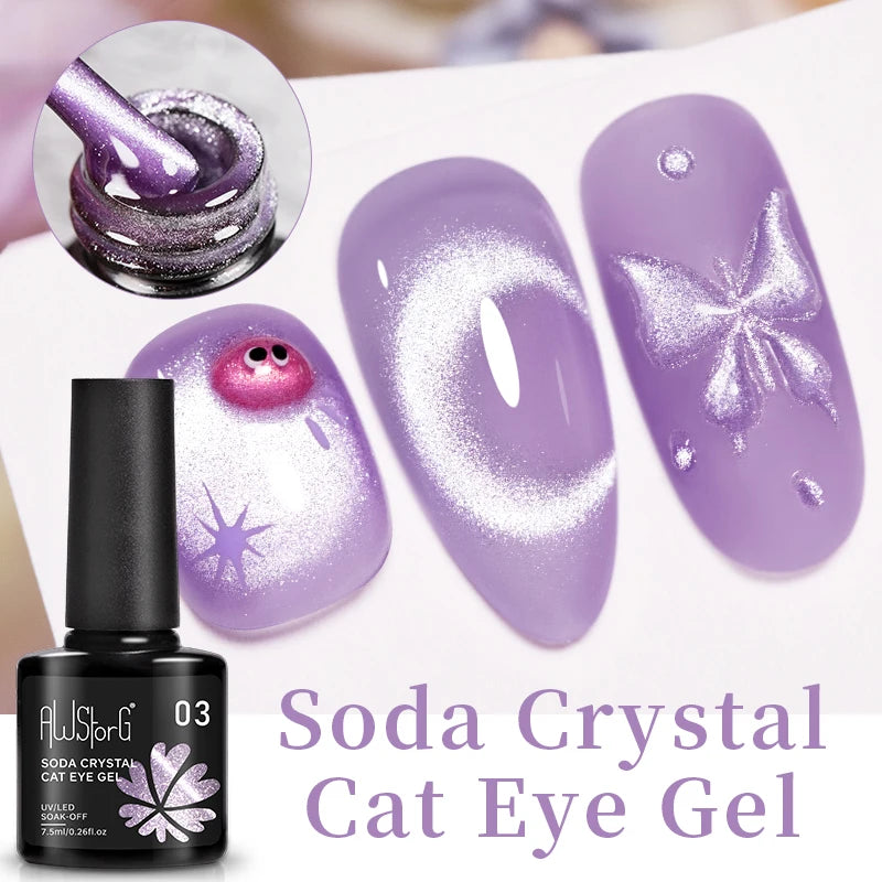 Pink Cat Eye Gel Polish