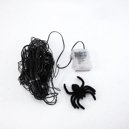 Glowing Spider Web Light Decor