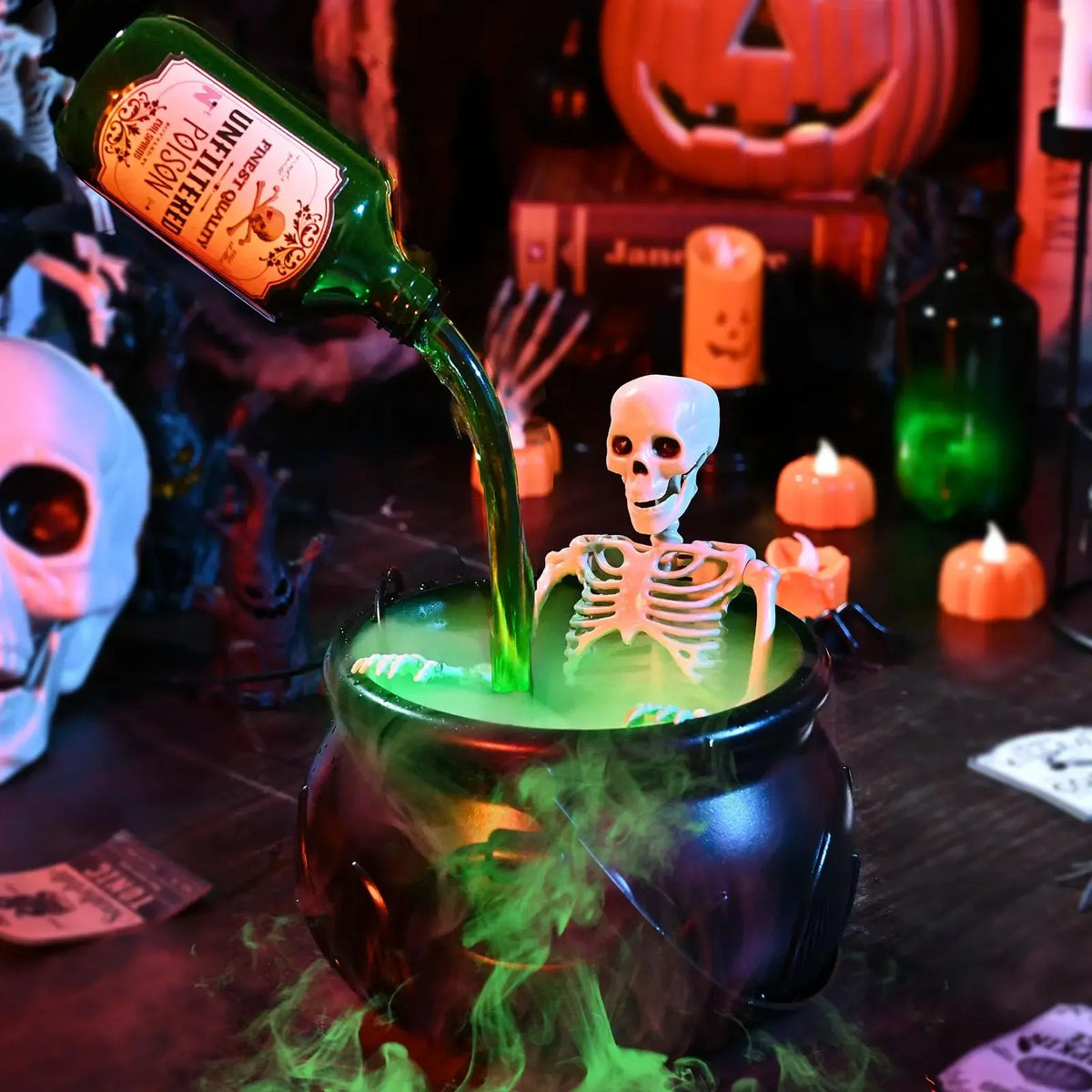 Witch Cauldron Fog Light Prop