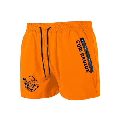 Double Zipper Pocket Training Shorts