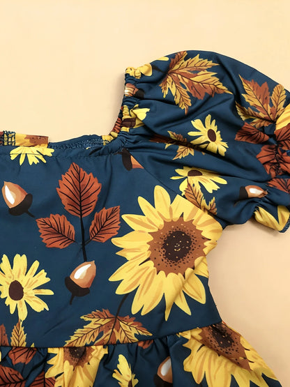 Boho Navy Dress