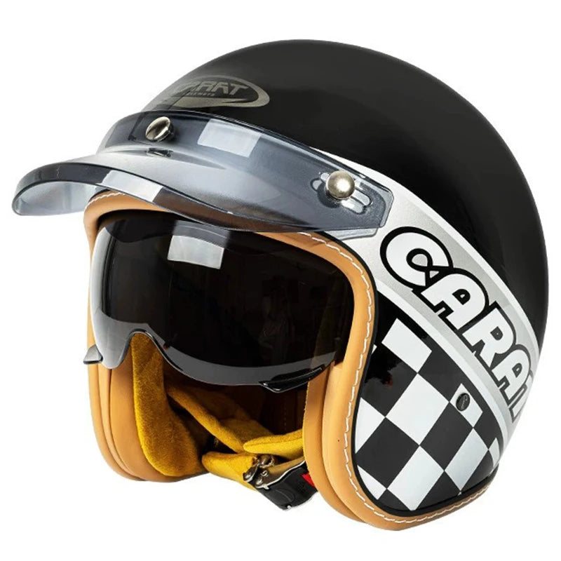 Semi-Open Jet Motorcycle Helmet