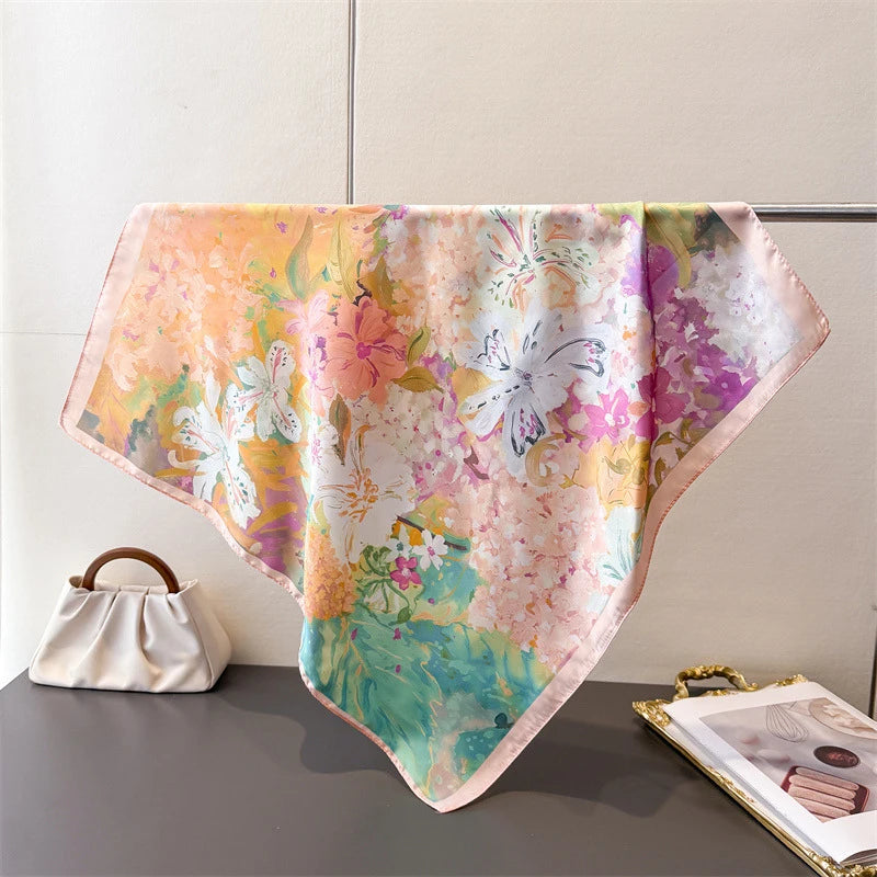 70cm Square Silk Scarf