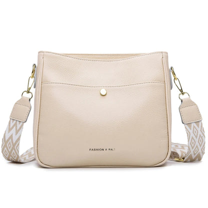 Cowhide Leather Messenger Tote