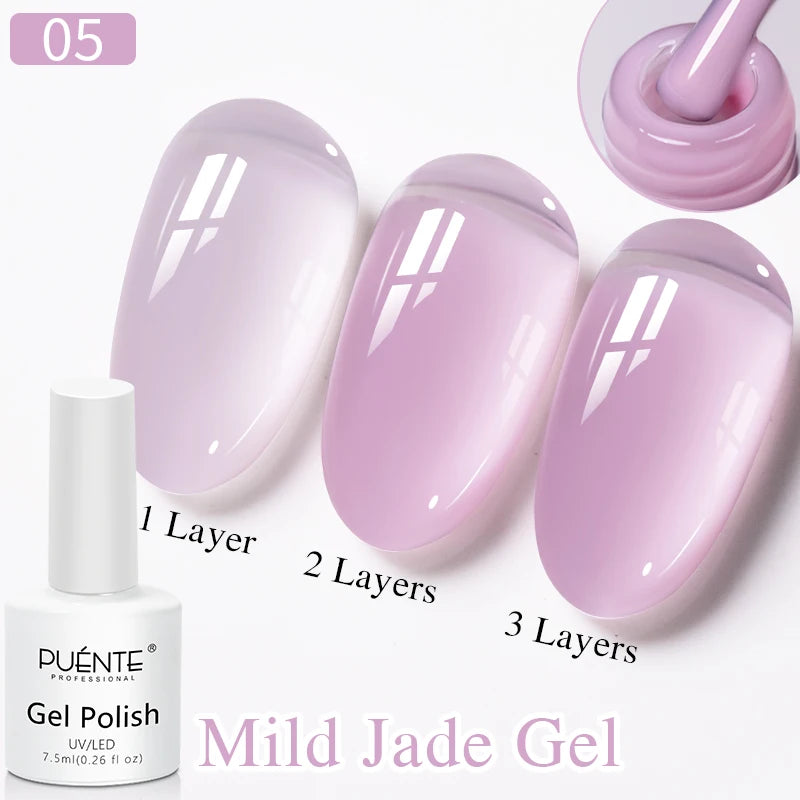 PUENTE Glitter Poly Nail Gel
