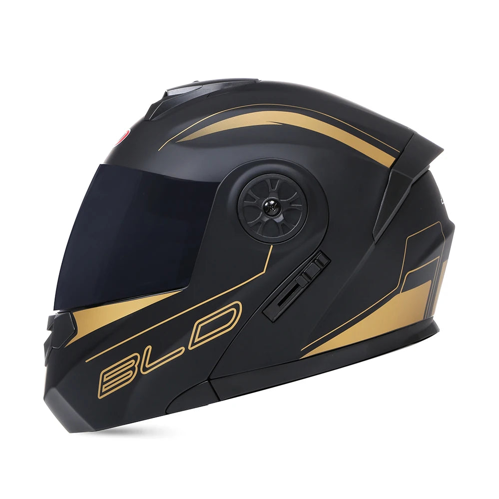 BLD Dual-Lens Flip-Up Modular Helmet
