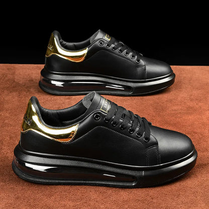 Solid Microfiber Racing Trainers