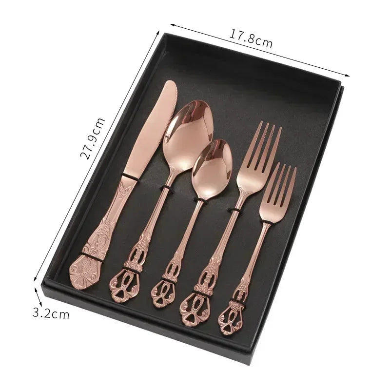 Luxury Gold Cutlery Set