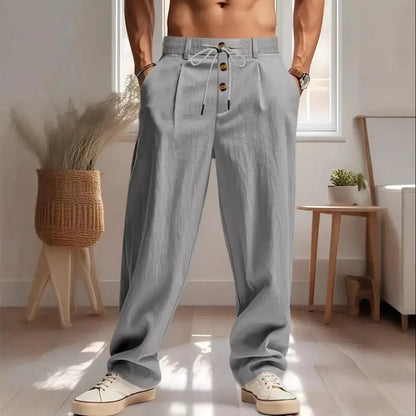 Cotton linen casual breathable Trouser