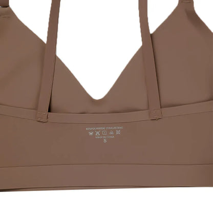 Seamless Ice Silk Bra Set