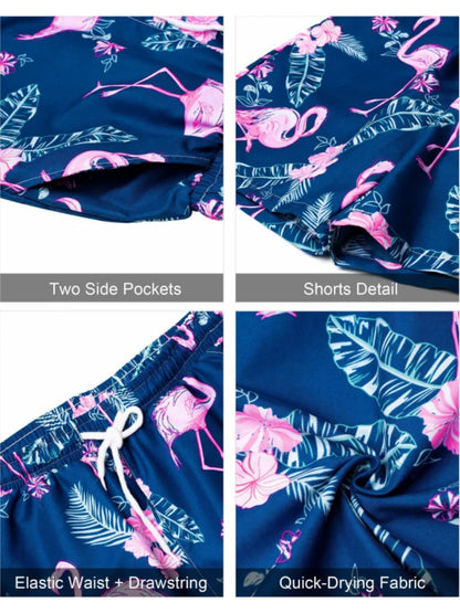 Jungle Print Hawaiian Shirt Set