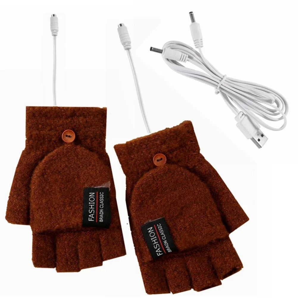 USB Rechargeable Electric Heating Gloves