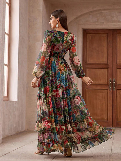 Printed Maxi Dress