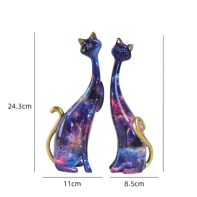 Couple Cat Sculpture