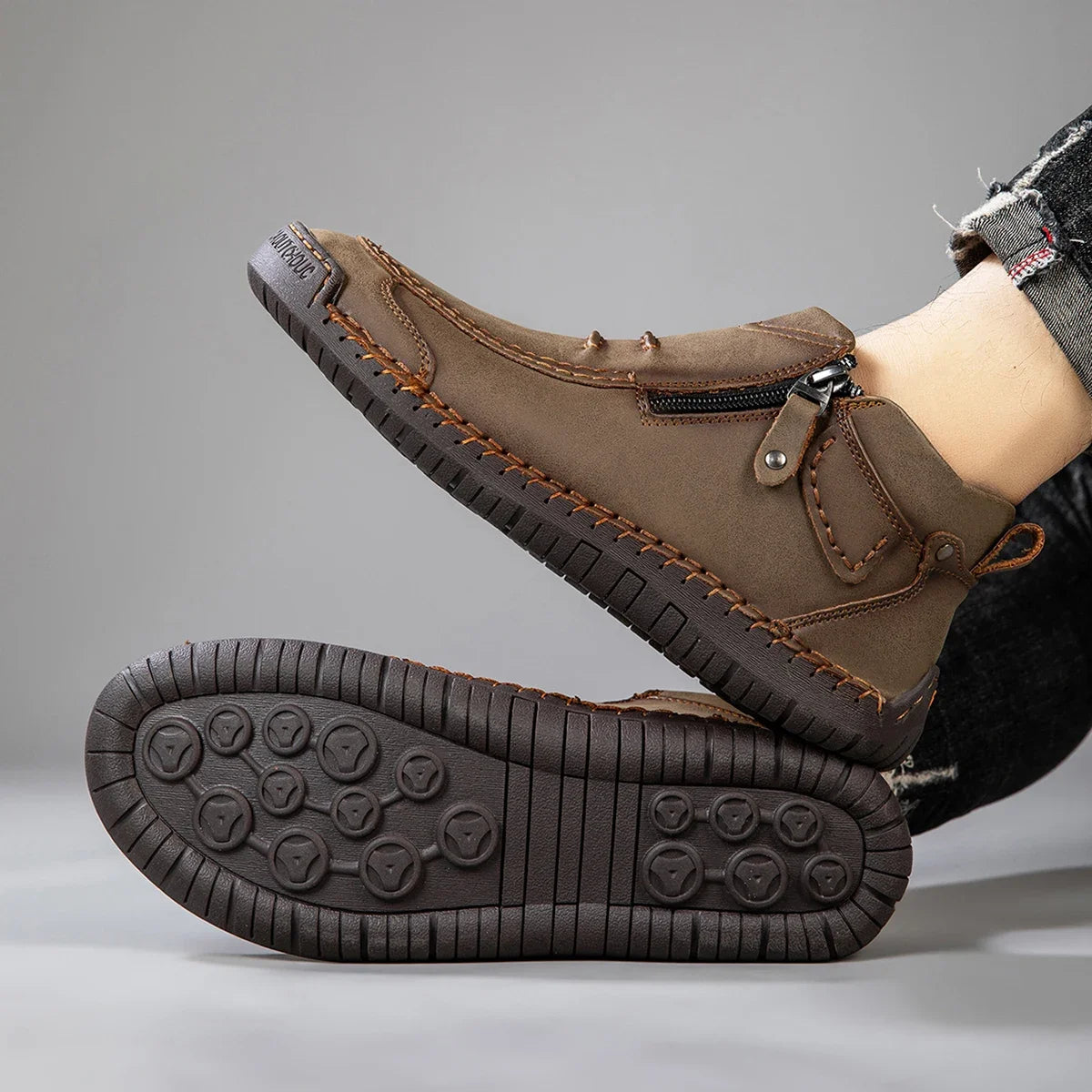 Handmade Leather Ankle Boots